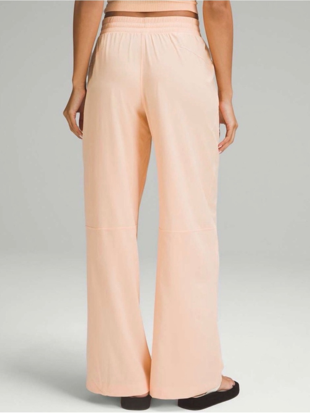 lululemon Swift Mid-Rise Wide-Leg Pants Peach Bellini - Picture 2 of 4